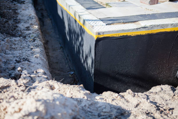 Residential Wet Basement Repair installation at a Cambridge, MD home by SJ Waterproofing Pros